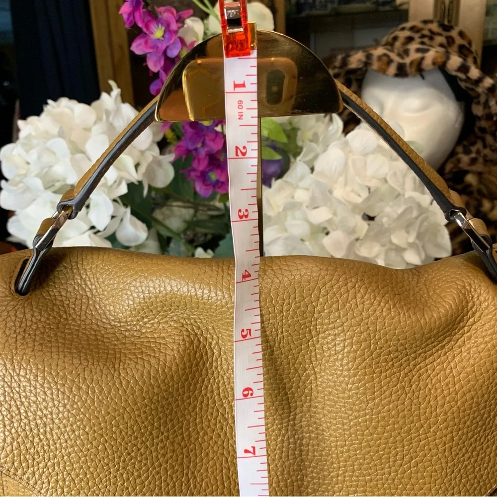 ❤️Price Drop❤️HP⭐️❤️Rebecca Minkoff Tan Leather Messenger Satchel - Picture 11 of 16